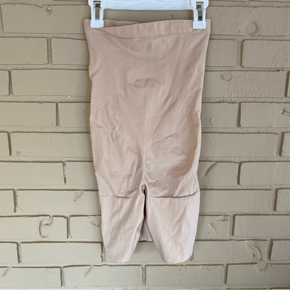 Spanx Shapewear Women Tummy Control High-Waisted Power Short Beige Size XL - Picture 3 of 5